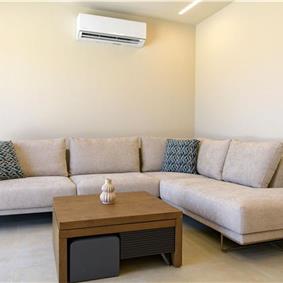  3 bedroom stone villa with pool & seaview, near Acharavi, sleeps 6